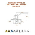 thumbnail image 3 of Midline Valve 610C114-NL Lead Free Full Port Sweat Ball Valve, 1-1/4", 3 of 3