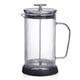 thumbnail image 2 of JoyJolt Fluted French Press Coffee and Tea Maker Set, 33.8oz Stainless Steel French Press, Borosilicate Glass Coffee Press, Cold Brew Portable French Press, Tea Press, 2 of 5