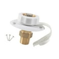 thumbnail image 2 of Kit de entrada de agua para RV City, conector de latón con tapón antipolvo de 3/4" Blanco, 2 of 9