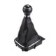 thumbnail image 1 of 1 Set Shift Knob with Boot Cover Compatible for VW Golf 6 MK5 2005-2014 Faux Leather Black White 5 Speed, 1 of 6