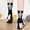 Black, variant on Socks for Everyday Casual Wear Featuring Cute Cartoon Cat Design with 3D Pom Poms for and Whimsy