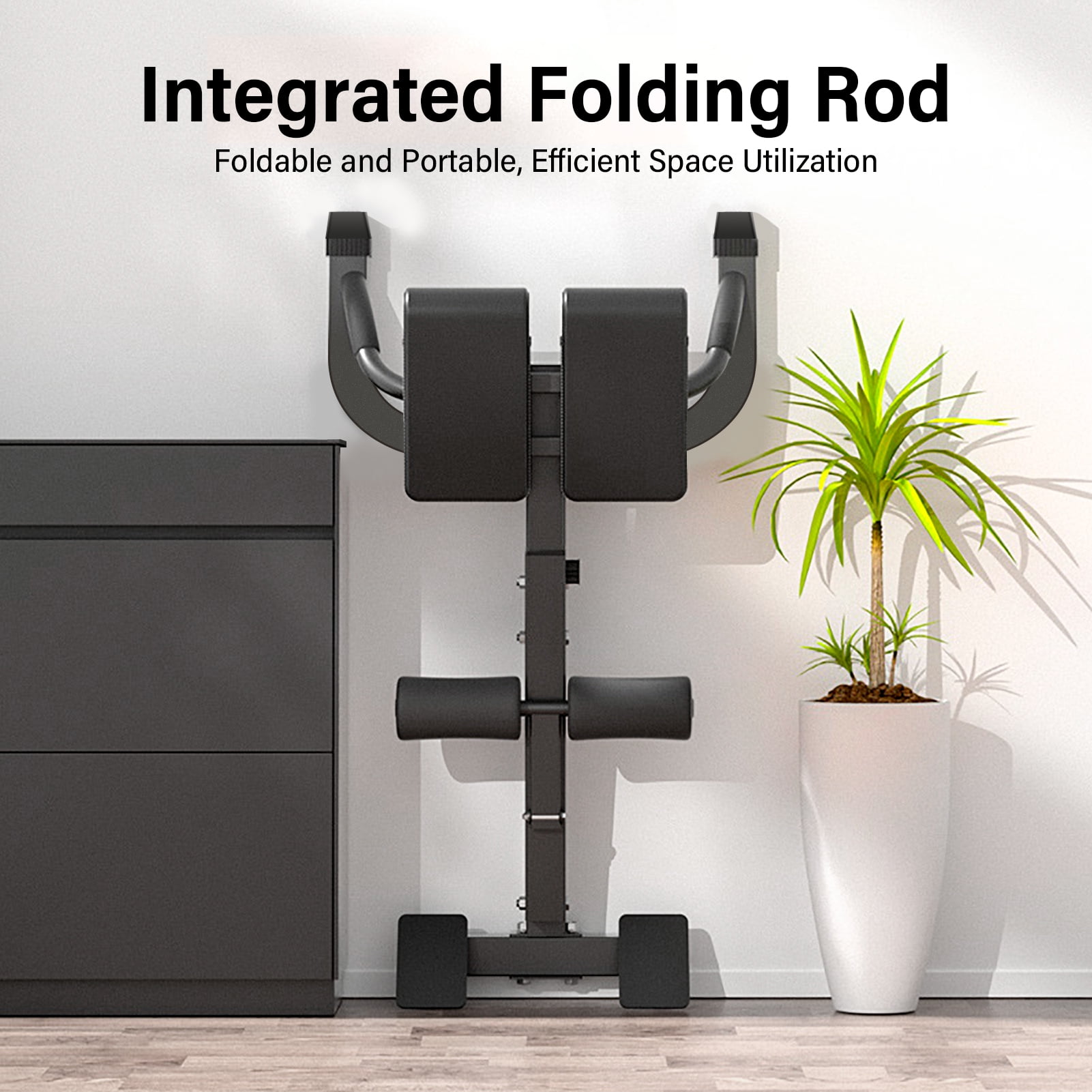 VAHIGCY Roman Chair Back Extender - Angle & Height Adjustable Hyperextension Bench for Home Gym - Adjustable Back Exercise Machine Adjustable Sit up Bench Decline Bench Flat Bench