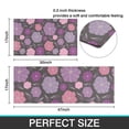 thumbnail image 7 of Pioneer Flower Floral Print Pattern Kitchen Rugs Sets Of 2,Anti Fatigue Kitchen Mat Rugs Non Slip Washable,Decorative Kitchen Floor Mats for Kitchen,Sink,Laundry,17"x30"+17"x47", 7 of 7