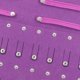 thumbnail image 2 of Hair Bow Storage Holder Girls Felt Wall Hanging Headband Holder Organizer for Hair Clips Accessories Purple, 2 of 4