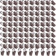 thumbnail image 1 of Paquete de 100 clips para cortinas BIHRTC, acero inoxidable, 3,3 cm, 1 of 7