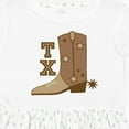 thumbnail image 4 of Inktastic Texas Cowboy Boot Girls Toddler Dress, 4 of 5