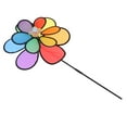 thumbnail image 4 of LOVIVER Sever Color Double Pinheel Whirligig Windmill Wind Decoration, 4 of 8