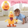 thumbnail image 5 of Plush Farm Animal Toys, Orange Chicken Stuffed Animal, Singing Dancing Interactive Toys For, Sound Toys with Motion Activated Movement, Soft Plush Fabric Bandana Scarf Random, 5 of 6