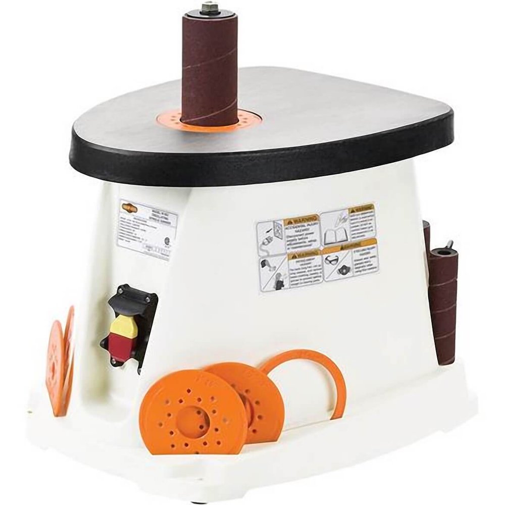 Shop Fox W1831 Oscillating Spindle Sander w/ 5 Rubber Sanding Drums & 6