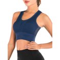 thumbnail image 2 of YouLoveIt Women Sports Bra Yoga Bra Top Fitness Activewear Sexy Hollow Back Running Crop Tops Mesh Workout Bras Padded Cups Sports Bra Fitness Yoga Bra, 2 of 7