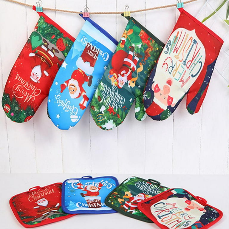 Up To 71% Off on Christmas Oven Mitts and Pot