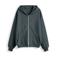 thumbnail image 5 of Shadoumai Oversized Hoodie For Girls 2026 Fall Winter Trendy Long Sleeve Zip Up Hooded Sweatshirt Cute Preppy Teens Clothes, 5 of 5