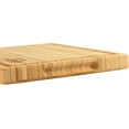 thumbnail image 3 of Fuller's Bamboo Cutting Board - 12” x 9” Wooden Chopping Board for Kitchen - Durable, Knife-Friendly, Easy to Clean - With Juice Groove & Side Handles for Food Prep & Serving, 3 of 8