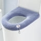 thumbnail image 5 of Funda de inodoro cálida y gruesa de invierno, cojín redondo universal de felpa lavable de punto, 5 of 5