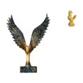 thumbnail image 1 of Estatua de la casa,Estatua de ala hecha a mano,artesanía de resina para cafetería,Escultura de alas extendidas,adorno artesanal,Escultura de pollo,Escultura de pollo,decoración del, 1 of 8