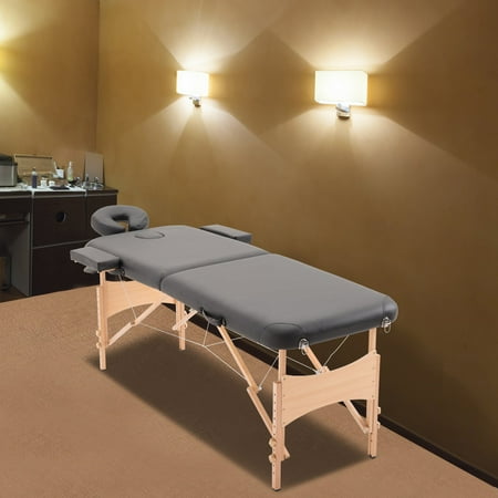 Massage Table Bed Couch Beauty Bed 2 Section Lightweight Portable