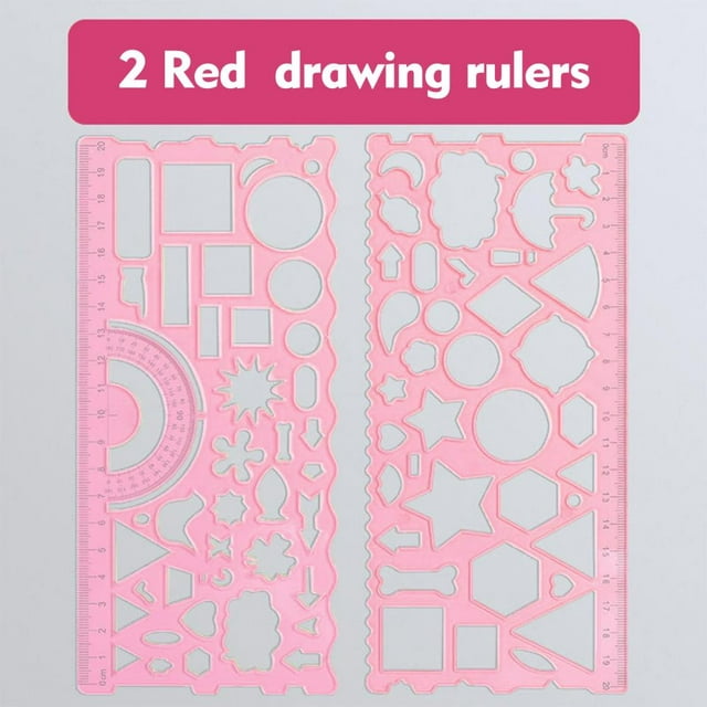 Feltree 1. Geometric Ruler. Versatile Drawing 3. Multifunctional Protractor Set 4. Elementary School Student's Measuring Kit 5. Transforming Ruler Tool