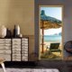 thumbnail image 5 of ZHAOCHENG (77x200cm,Estilo G) Etiqueta de la puerta Efecto trompe l'oeil 3D Interior PVC Pegatinas de pared para decoración de paredes Sala de estar Cocina Dormitorio Baño Papel tapiz, 5 of 5