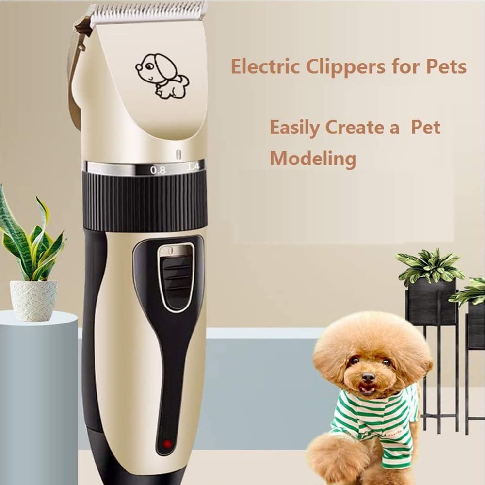 Pet Shave Clipper Hair Low Noise Cordless Electric Dog Cat Grooming
