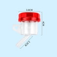 thumbnail image 6 of Pebbuoy Aluminum Lid Oil Cup Universal Motorcycle Modified Brake Pump Fluid Reservoir Tank Oil Cup Motorcycle Accessories, 6 of 7
