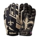 thumbnail image 1 of Guantes de fútbol Wilson NFL Stretch Fit Youth New Orleans Saints, 1 of 3