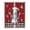 Red, variant on Kitchen Curtains 84 Inch Length 2 Panels, Vintage Gnomes Grommets Window Treatment Curtain, Black White Checkered Retro Art Thermal Curtains Drapes for Living Room/Bathroom