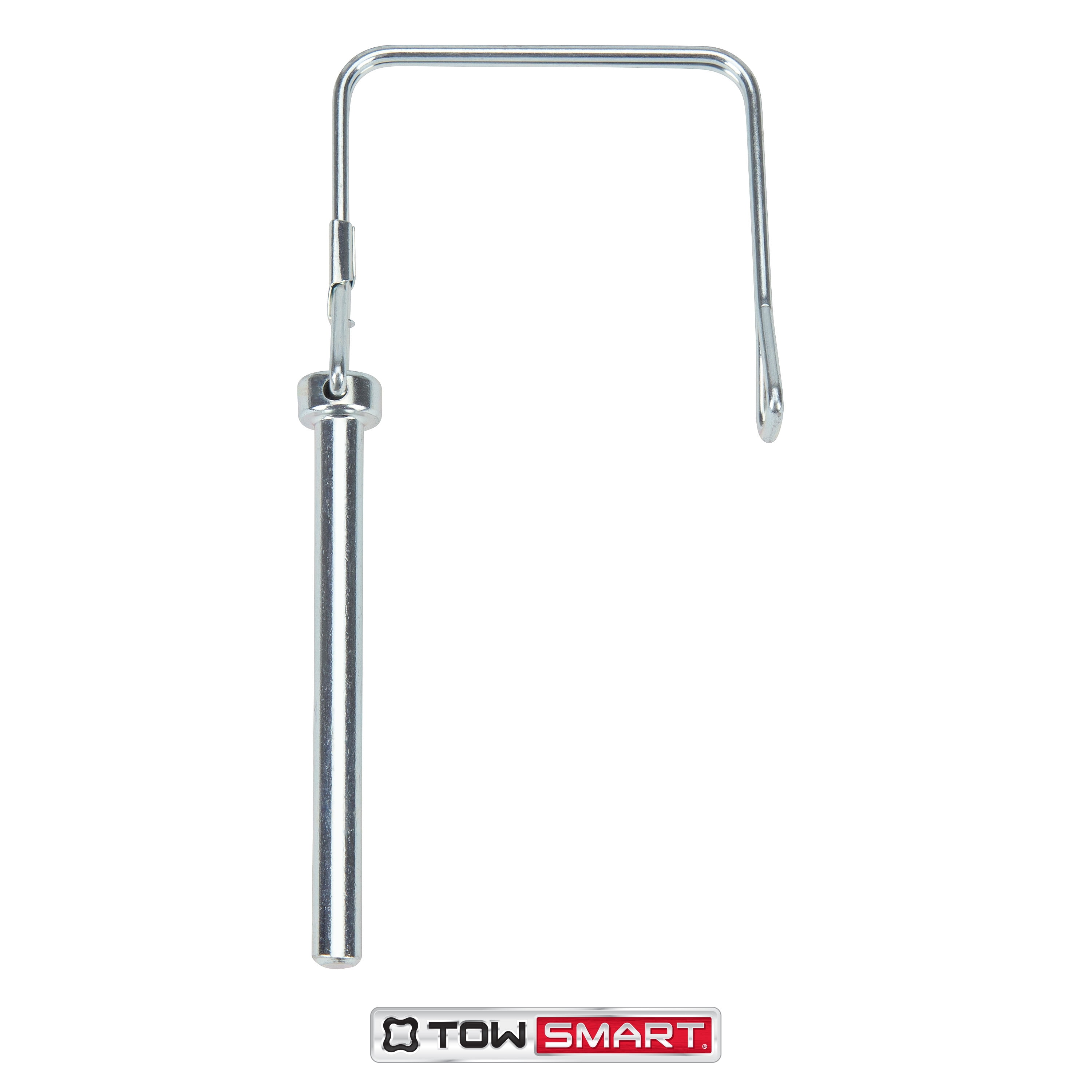 TowSmart Trailer Coupler Safety Pin, Quick Latch, 1/4in Pin, 2-3/4in Span, Zinc Plated Steel, 7366