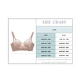 thumbnail image 3 of Plus Size Seamless Comfort Underwire Bra Full Coverage Cotton Underwear Bra Strapless Push up Bra Front Closure Bras, 3 of 6