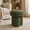 A-Green, variant on Leovanni Modern 18-inch Mushroom-Shape Upholstered Ottoman with Tri-Pillar Pedestal, Vanity Stool Chair, Small Foot Stool for Bedroom, Living Room, Entryway, Vanity