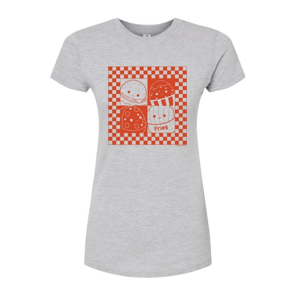 Squishmallows - Fast Food - Juniors Fitted Short Sleeve Graphic T-Shirt