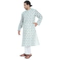 thumbnail image 3 of Atasi Traditional Long Sleeve Kurta For Men Mandarin Collar Neck Wear Party Wear, 3 of 7