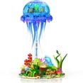 thumbnail image 1 of Set de construcción Brihappen Jellyfish con 1130 piezas con luz nocturna, 1 of 7