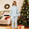 thumbnail image 6 of Gubotare Little Girl Christmas Pajamas Boys Pajamas Toddler Clothes Set Long Sleeve Sleepwear 2 Piece Kids Pjs Size 9-10 (Light Blue,9-10 Years), 6 of 9