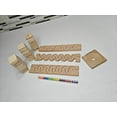 thumbnail image 2 of Marble Run Track Full Set, marble race wooden toy for kids , birthday gift kancha marble run track nontoxic montessory toy. Track with pipe, 2 of 5