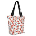 thumbnail image 3 of Kdxio Strawberries Women Reusable Grocery Bags Foldable Ripstop,Reusable Shopping Bags for Shopping,Gym,Gift, 3 of 8