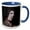 Blue/White, variant on 3drose, Portrait of a Whippet, Pr, 11oz Magic Transforming Mug