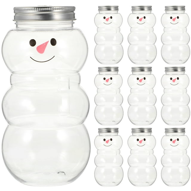 Botellas de bebidas de fiesta de 10pcs Biberaciones vacías Botellas de leche Frascos de regalo Botellas de regalo de regalos