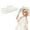 White, variant on Fashion Western Adult Cowboy Hat with Rhinestone Star Pattern Photography Hat