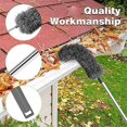 thumbnail image 4 of 2Pcs Gutter Cleaning Brush Roofing Tool with Telescopic Extendable Pole 8.2Ft Guard Cleaner Tool Easy Remove Leave, 4 of 5