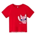 thumbnail image 5 of Camiseta de Stitch, ropa para niños, ropa para niñas, ropa para bebés, niños, moda de anime, camisetas casuales de dibujos animados para niños de verano, manga corta, 5 of 5