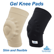 Gel Knee Pads (1 Pair), Cushion and Support Knee Cap for Dancing Figure Skating Gymnastic, Youth and Adult