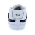 thumbnail image 3 of Nike Blazer Mid Crib Infant/Toddler Shoes Size 2, Color: White/Black/White, 3 of 5