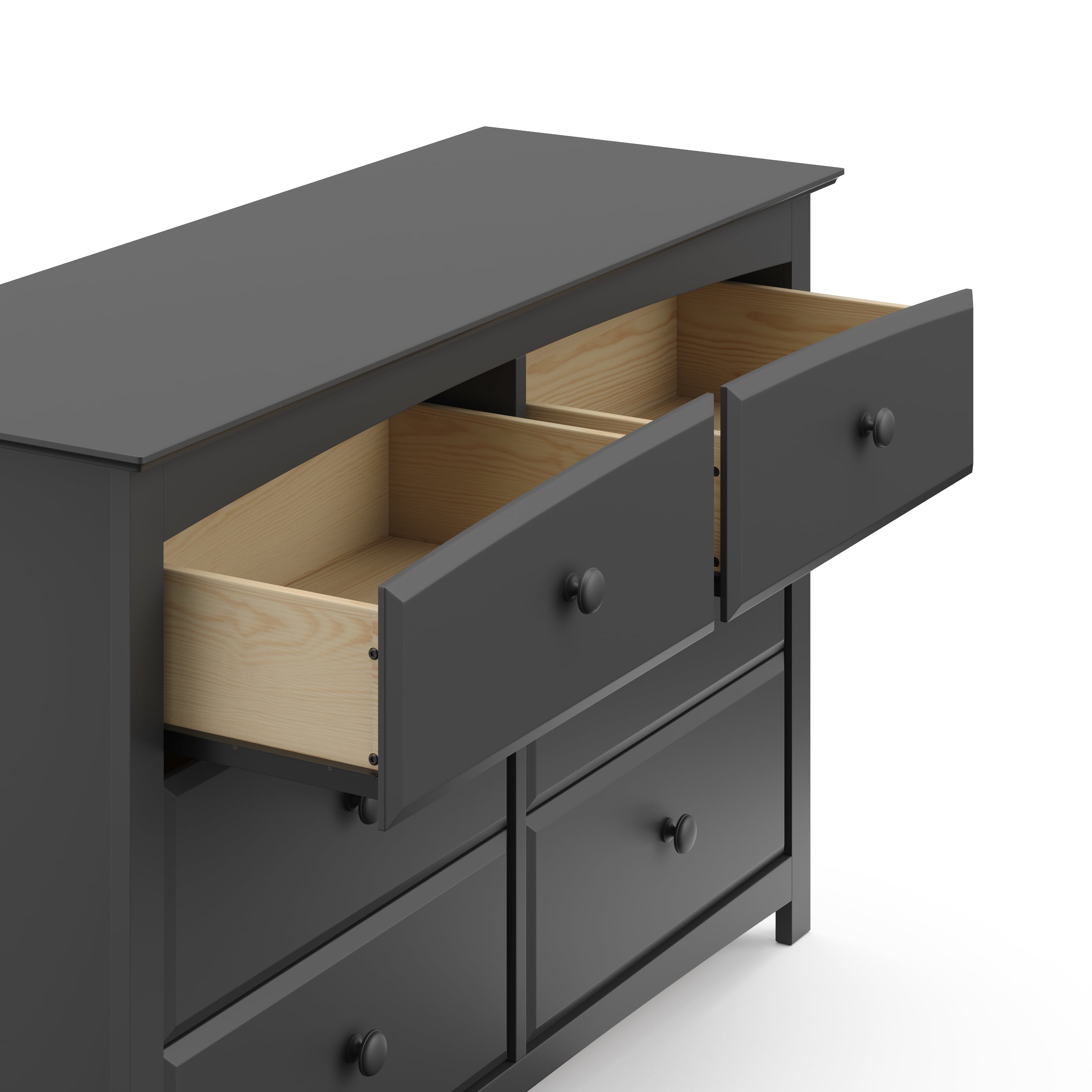 Ideal for Nursery Toddlers Room Kids Room Wood and Composite Construction Kids Bedroom Dresser with 6 Drawers Storkcraft Kenton 6 Drawer Universal Dresser Espresso