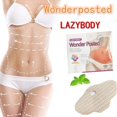 thumbnail image 2 of Parche Adelgazante Irregular Flexible No Tejido Grandes Pegatinas De Ajuste Mujeres Almohadilla Para Quemar El Vientre Dormitorio Piernas Antebrazos 5 Uds Speravity CE006455-00, 2 of 6