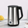 Farberware 1.7 Liter Electric Kettle, Double Wall Stainless Steel and