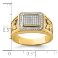 thumbnail image 5 of Auriga Fine Jewelry 10K Yellow Gold Men's CZ Eagle Ring Size 10.5, 5 of 6
