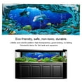 thumbnail image 3 of Lifelike Sea World PVC Sticker for FishAquarium Waterproof Durable Decorative Poster with Easy Installation, 3 of 8