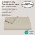 thumbnail image 2 of California Design Den Queen Flat Sheet Only - 400 Thread Count 100% Cotton Sateen, Soft and Breathable - Beige (Golden Tone), 2 of 8