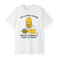 thumbnail image 3 of The Lonely Homer Seems To Drink At Moe’s At Night T-Shirt, 3 of 5