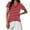 Red, variant on APEXFWDT Women's Striped V Neck T Shirts Short Sleeve Tees Casual Basic Summer Tops,L,Blue